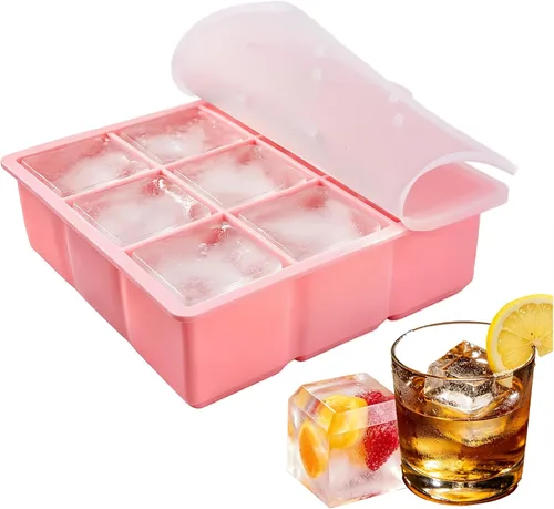 Miniatura 8 de Moldes de Silicona para Vasos de Chupito de 9 Cavidades Redondos, Juego de Horneado de Silicona para Chocolate, Dulces, Bandejas de Cubitos de Hielo