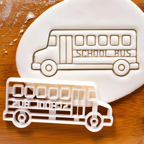 Miniatura 2 de Cortador de galletas de autobús escolar, 1 pieza - Bakerlogy
