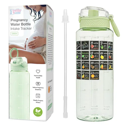 Miniatura 11 de BellyBottle Rastreador de Botella de Agua para Embarazo – Imprescindibles para el Embarazo – Regalos de Embarazo para Futura Mamá – Esenciales