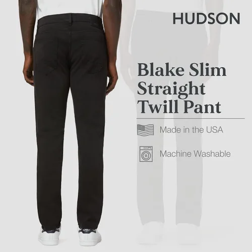 Miniatura 3 de Hudson Jeans Blake Slim Straight Twill - Pantalón de sarga para hombre