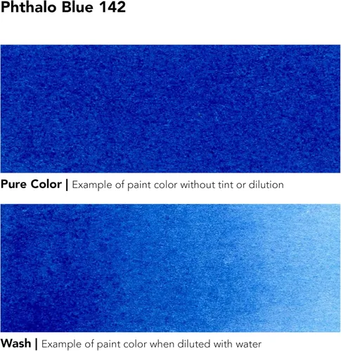 Miniatura 2 de Daler-Rowney Aquafine - Tinta de acuarela azul Phthalo de 1.0 fl oz, tinta líquida versátil para acuarelas para artistas y estudiantes, uso