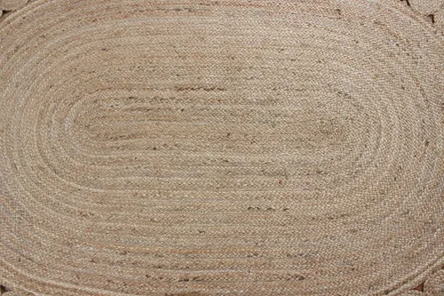 Miniatura 8 de Cape Cod - Alfombra trenzada de fibra de yute natural, alfombras indias kilim – Tapete pequeño de 3 x 2 pies tejido a mano de tejido plano para uso