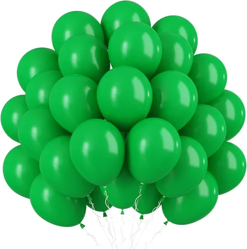 Miniatura 18 de Globos azul claro de látex de 5, 10, 12, 18 pulgadas, diferentes tamaños, 103 piezas de globos mate azul cielo azul bebé para decoración de fiesta
