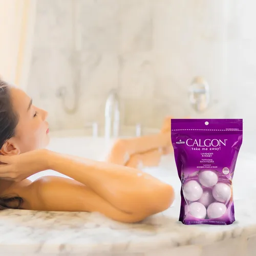 Miniatura 4 de Calgon Gaseosos de baño, lavanda y miel, 8 piezas