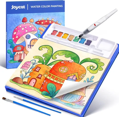 Miniatura 13 de JoyCat Libros de colorear con pintura y agua para niños pequeños, juegos de pintura acuarela para niños de 3-5 4-8 años, juguete de dibujo