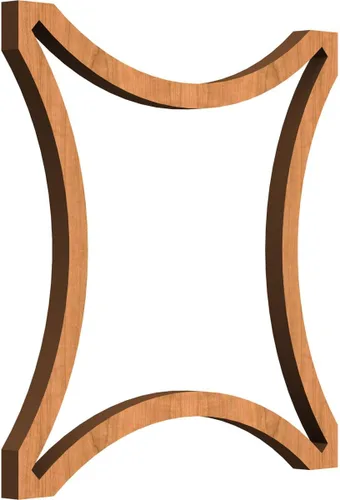 Miniatura 56 de Lilley Paneles decorativos de pared de madera con calado, extra pequeños, 7 3/8 pulgadas de ancho x 7 3/8 pulgadas de alto x 1/4 pulgadas de alto