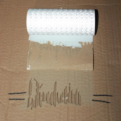 Miniatura 2 de Cinta reflectante que no se decolora, color blanco, de 6 pulgadas de ancho, tiras adhesivas de advertencia de seguridad impermeables para exteriores