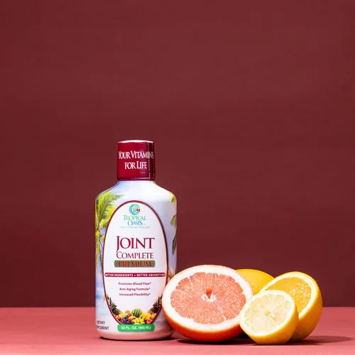 Miniatura 5 de Tropical Oasis Joint Complete Premium - Suplemento líquido para articulaciones con sulfato de glucosamina líquida, condroitina, MSM y ácido