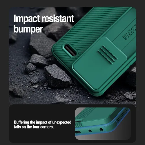 Miniatura 3 de Funda compatible con Xiaomi Redmi Note 13 Pro Plus, cubierta deslizante para lente de cámara, protección de privacidad, parte trasera de Azul