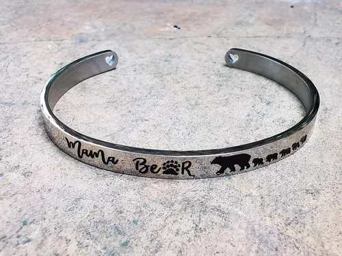 Miniatura 29 de Pulseras inspiradoras para abuela, mamá, hija, sobrina, tía, grabado, mensaje oculto, pulsera de acero inoxidable, corona de cumpleaños, joyería