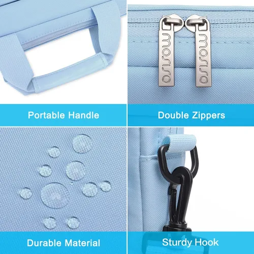 Miniatura 4 de MOSISO - Bolsa de hombro para portátil de 15.6 pulgadas, funda para computadora de 15-15.6 pulgadas compatible con MacBook Pro de 16 pulgadas, HP