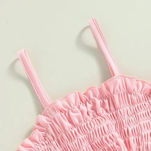 Miniatura 3 de Vestido sin mangas para bebé niña, vestido de tul esponjoso, falda tutú en capas, vestido de verano para niños