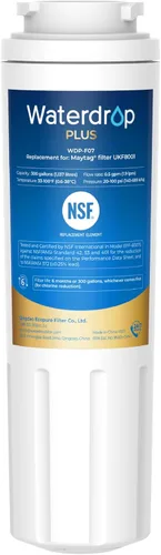Waterdrop Plus UKF8001 NSF 401, 53 Certificado Filtro de Agua para Refrigerador, Reduce PFAS, Reemplazo para Filtro Whirlpool® Everydrop® 4,