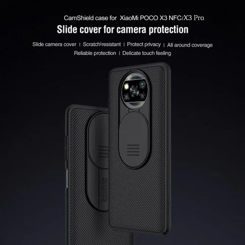 Miniatura 4 de Funda para Xiaomi Poco X3 NFC, CamShield Pro Slim Funda protectora con protector de cámara PC duro y TPU Ultra Thin Anti-arañazos Funda para xiaomi