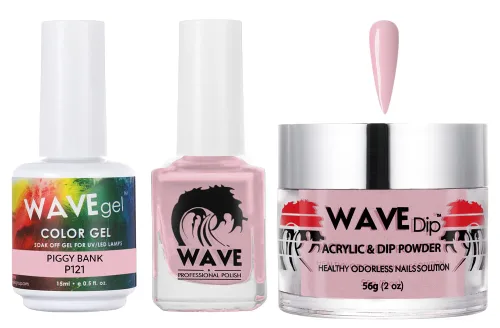 Miniatura 92 de WAVEGEL - Juego de gel de remojo, laca de uñas y polvo acrílico a juego - Colección Simplicity - #P109 Blizzard