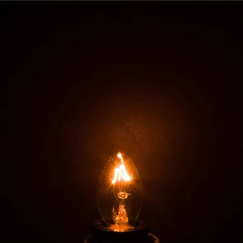 Miniatura 7 de Simba Lighting Bombilla de repuesto C7 de 4 W (paquete de 6) para luz nocturna, forma de vela transparente, 120 V, base de candelabro E12