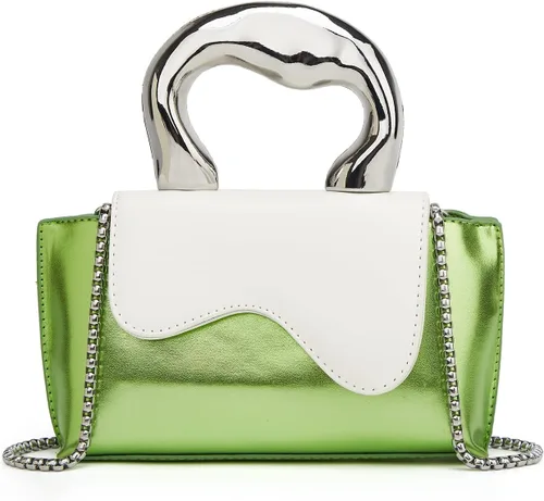 Bolso pequeño de color plateado, bolsos cruzados, bolsos de noche Y2K, bolso de mano para mujer, bolsos de hombro, bolsa de mano para mujer 2023
