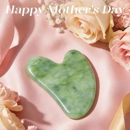 Miniatura 2 de huefull Herramienta natural de jade Xiuyan Gua Sha para cara y cuerpo, regalo de cuidado personal para mujeres y hombres