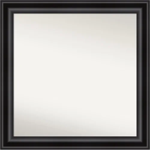 Miniatura 325 de Amanti Art Espejo personalizado, espejo de baño negro puente, espejo de pared o espejo de tocador de baño sobre el fregadero (26 x 26 pulgadas)