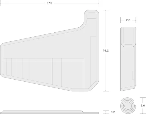 Miniatura 5 de TEKTON Funda para llave combinada de 11 herramientas (1/4-3/4 pulgadas) OTP21102 Fabricado en Estados Unidos