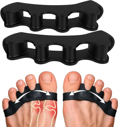 VYCE PrimalStep Separadores de Dedos del Pie, Esparcidores, Espaciadores, Enderezadores para Corregir Dedos del Pie para Hombres y Mujeres,