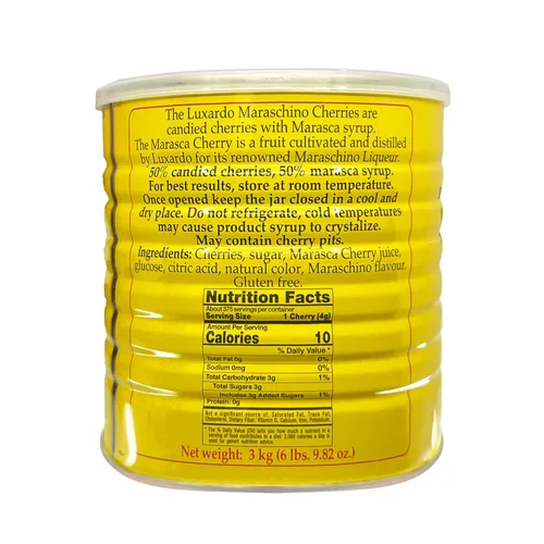 Miniatura 2 de Luxardo Cerezas al marrasquino originales Cerezas gourmet Ideal para cócteles y postres Producto de Italia, 6.6 libras (6.6 lbs)