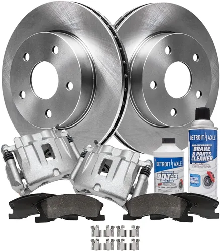 Miniatura 18 de Detroit Axle - Rotores de freno para Chrysler 200 2015 2016 2017, Rotores de freno de disco de reemplazo: 12.01" pulgadas delantero y 10.95