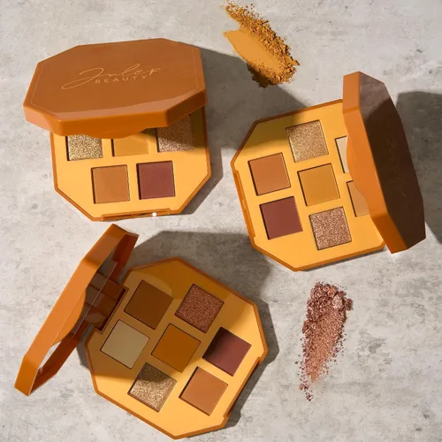 Miniatura 5 de Julep Paleta de polvos de sombra de ojos 101 Pro - Turmeric Latte - Sombras de ojos mate y brillantes de 7 tonos - Ideal para viajes - Paleta