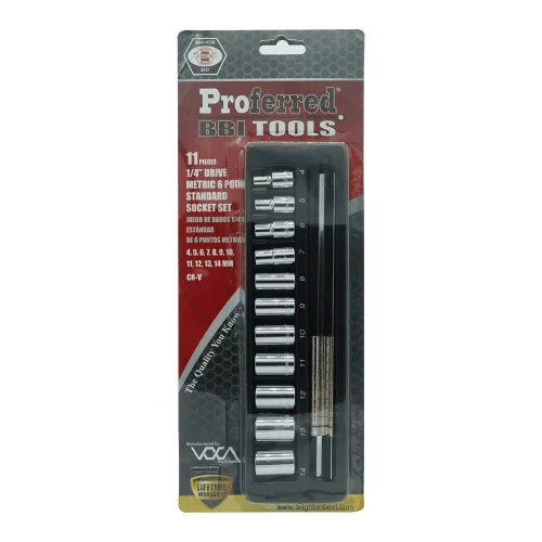 Miniatura 7 de Proferred S09201 Juego de llaves métricas estándar de 1/2", 15 piezas, 12 puntos