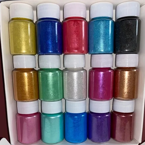 Miniatura 8 de 15 botellas de pigmento de limo, polvo de mica para hacer jabón, pigmentos de color de resina, polvo de mica para hacer velas, resina epoxi, brillo