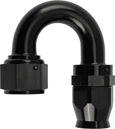 Miniatura 12 de EVIL ENERGY 3AN PTFE montaje extremo de manguera 30 grados negro para manguera de PTFE solamente