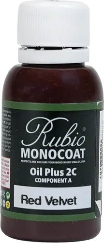 Miniatura 111 de Rubio Monocoat Muestra de Acabado de Aceite para Madera - Puro Aceite Plus Parte A Aceite de Linaza de Secado Rápido y Ecológico para Uso Pure