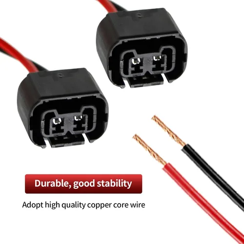 Miniatura 5 de Saihisday 5202 PS24W H16 Cable hembra Pigtail Dos Arnés de luz antiniebla Conector Enchufe (PS24W 5202 H16)