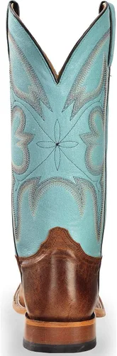 Miniatura 7 de Tony Lama Mens Sealy Square Toe Casual Botas Mid Calf - Azul, Marrón