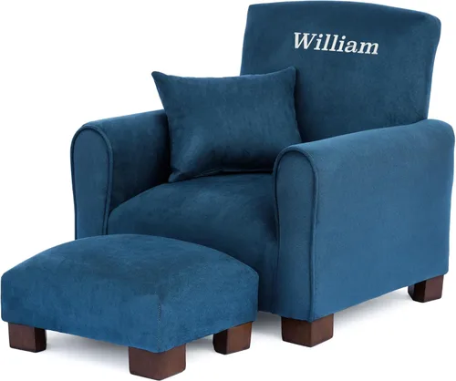 Miniatura 15 de Sillón personalizado para niños pequeños, mecedora tapizada con personalización, silla para niños pequeños con nombre personalizado, cómodo sillón