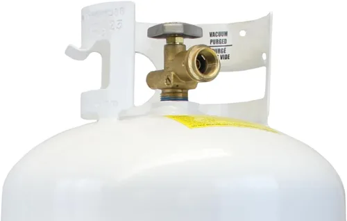 Miniatura 6 de Flame King YSN401b - Cilindro de tanque de propano de acero de 40 libras con válvula OPD, color blanco