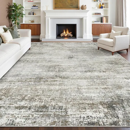 Miniatura 23 de zesthome Alfombras de 5 x 7 pulgadas - Alfombra lavable resistente a las manchas, alfombras modernas abstractas para sala de estar, dormitorio