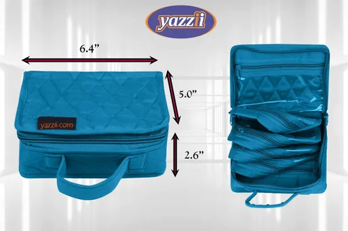 Miniatura 5 de Yazzii Crafters - Mini bolsa organizadora de almacenamiento multiusos para manualidades, cosméticos y joyas