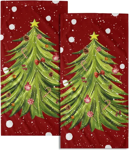 Miniatura 39 de Giwawa Toallas de mano en blanco y negro – Juego de 2 toallas de baño decorativas para baño, cocina, gimnasio, 14 x 28 pulgadas