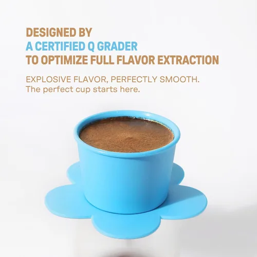 Miniatura 3 de [Regalo] Filtro Phin vietnamita, gotero de café reutilizable de plástico para verter sobre café, filtro de café de una sola taza con diseño