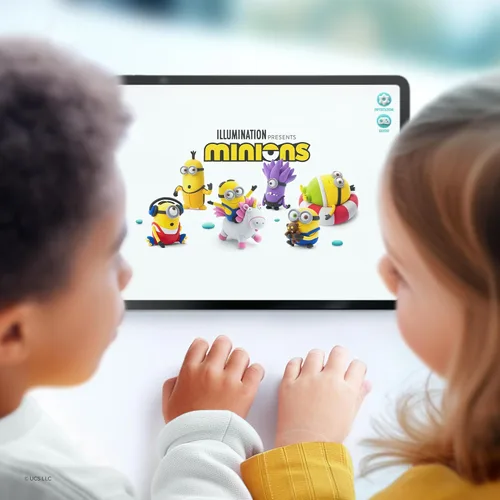 Miniatura 2 de HEY CLAY Minions - Colorida arcilla seca al aire para modelar para niños - Kit de arcilla seca al aire 5 latas y herramientas de escultura