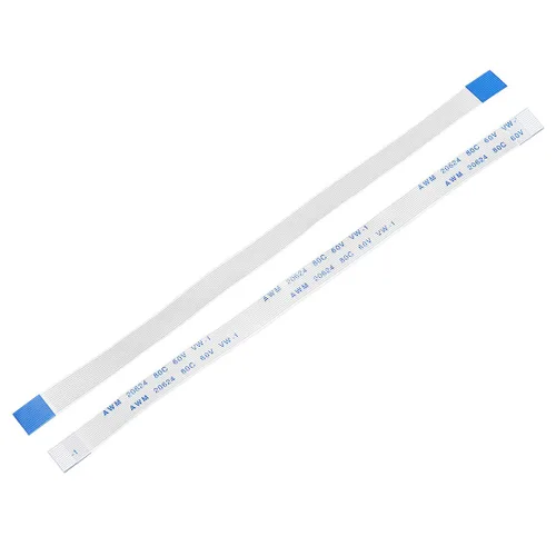 Miniatura 71 de uxcell Cable plano flexible, 10 pines de 0.020 in de paso de 5.906 in FPC FFC cable de cinta flexible para TV LCD, reproductor de DVD, laptop, 5