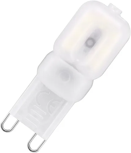 Miniatura 4 de Bombillas LED G9 6000K luz diurna blanca 3 W regulables lámparas de luz esmerilada 30 W equivalente a halógenos 450 lúmenes CRI >90Ra T4 G9 base