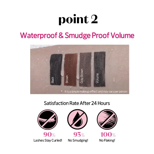 Miniatura 6 de ETUDE Máscara Curl Fix Volumen 1+1 Set, Máscara para Pestañas, Rizos Fuertes, Larga Duración, Impermeable, Ligera, Maquillaje Coreano, Belleza