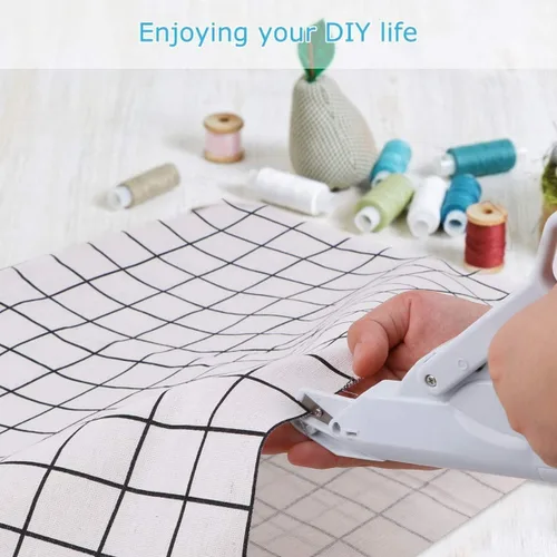 Miniatura 8 de Tijeras eléctricas, multiusos, tijeras de tela eléctricas para el hogar con interruptor de seguridad, tijeras electrónicas de mano