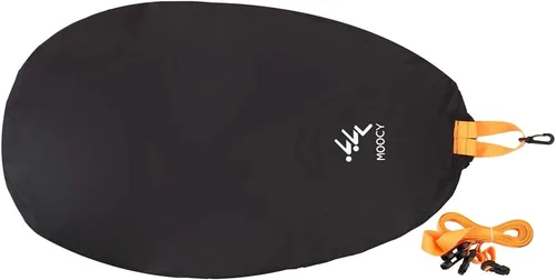 Miniatura 5 de Cubierta de cabina de kayak, cubierta impermeable universal para transporte, almacenamiento al aire libre, mantiene el asiento limpio del agujero