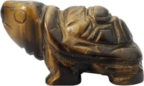 Miniatura 12 de mookaitedecor Estatua de tortuga de cristal, escultura de piedra curativa de reiki, figuras de piedras preciosas de bolsillo de 1.5 pulgadas