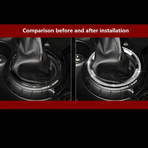 Miniatura 2 de Accesorios interiores brillantes para Mini Cooper F54 F55 F56 F60 con diamantes de imitación de cristal de modificación de moda