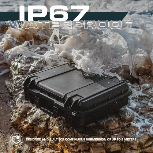 Miniatura 4 de Seahorse 710 - Caja protectora resistente sin espuma, aprobada por la TSA, especificaciones mil, resistente al agua IP67, fabricada en Estados