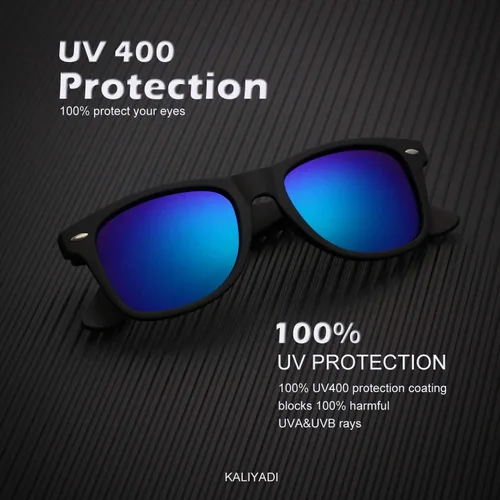 Miniatura 3 de KALIYADI - Lentes de sol polarizados unisex, acabado mate, lentes de espejo de color, bloqueo ultravioleta (paquete de 3unidades)